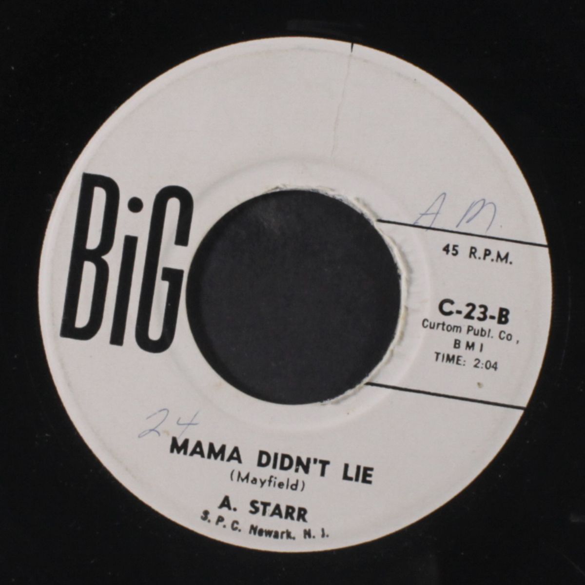 mama didn't lie / walk like a man by A. STARR / GLITTERS