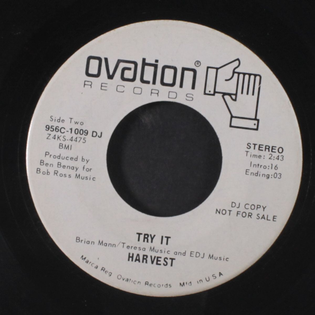 once you've been there / try it by HARVEST