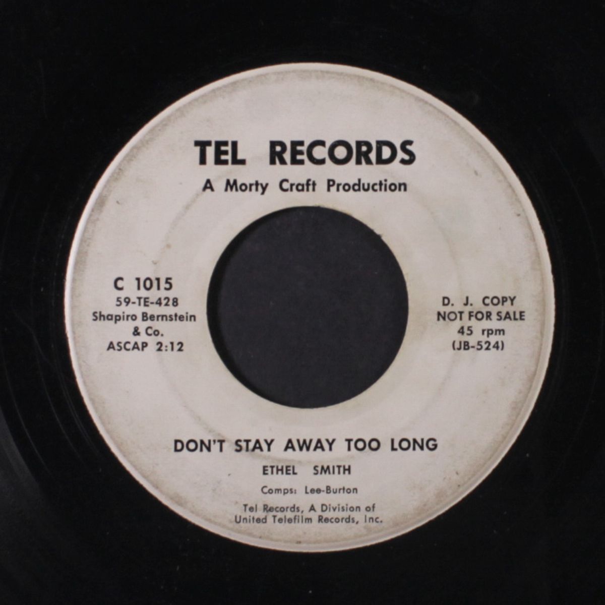 when you need me call me / don't stay away too long by ETHEL SMITH