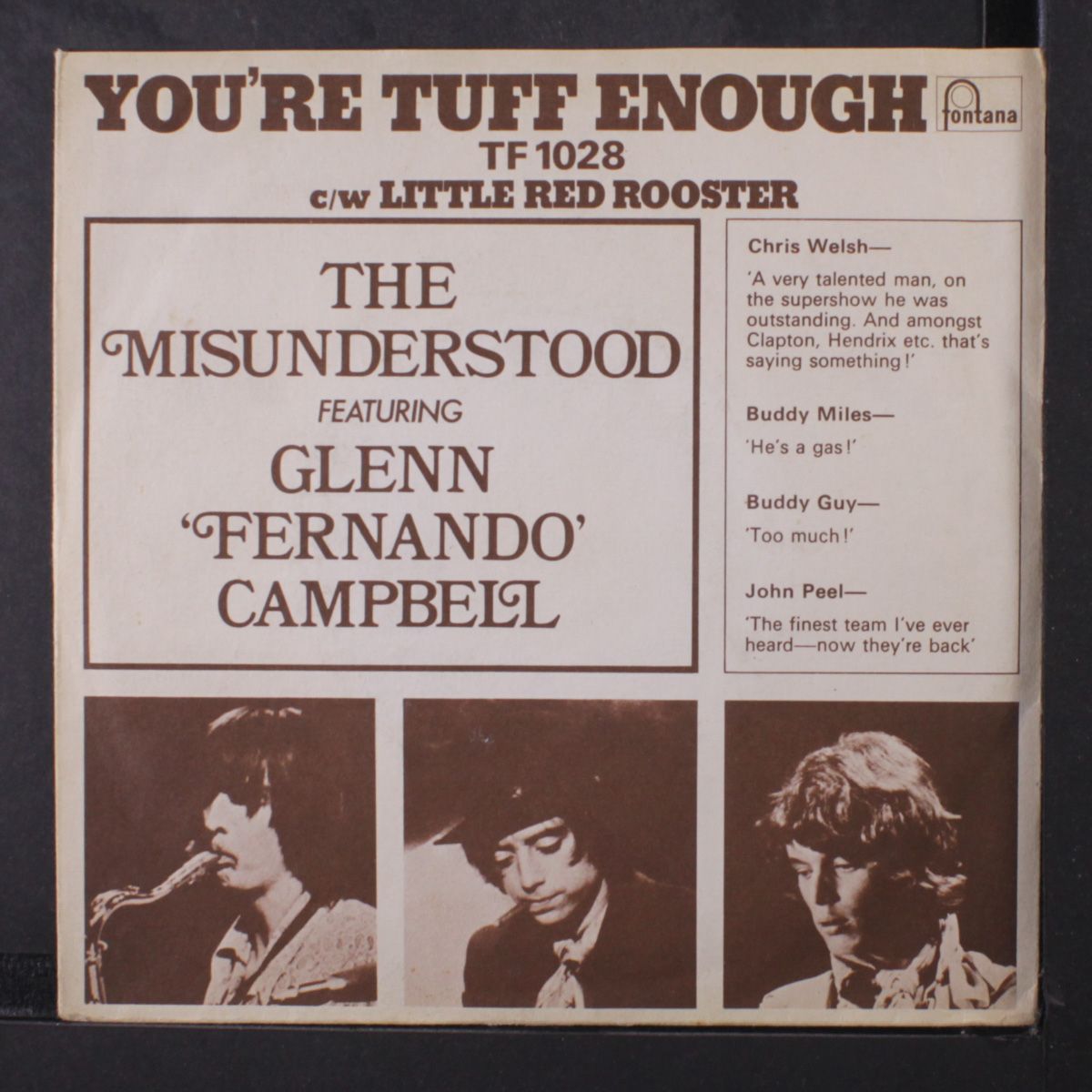 you're tuff enough / little red rooster by MISUNDERSTOOD