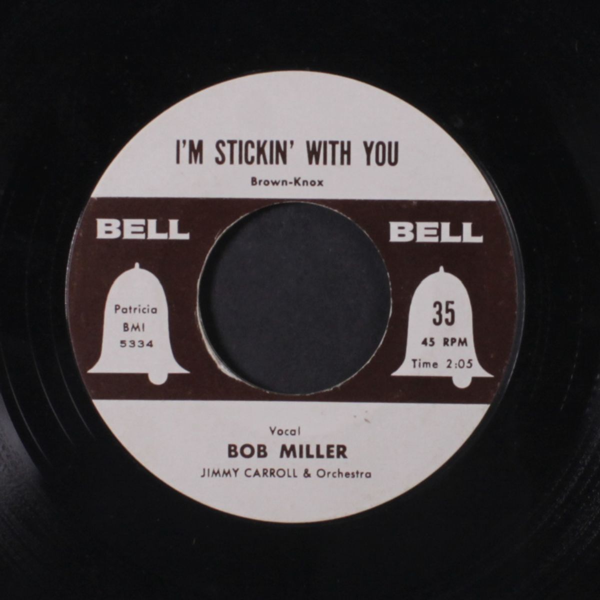 little darlin' / i'm stickin' with you by BOB MILLER