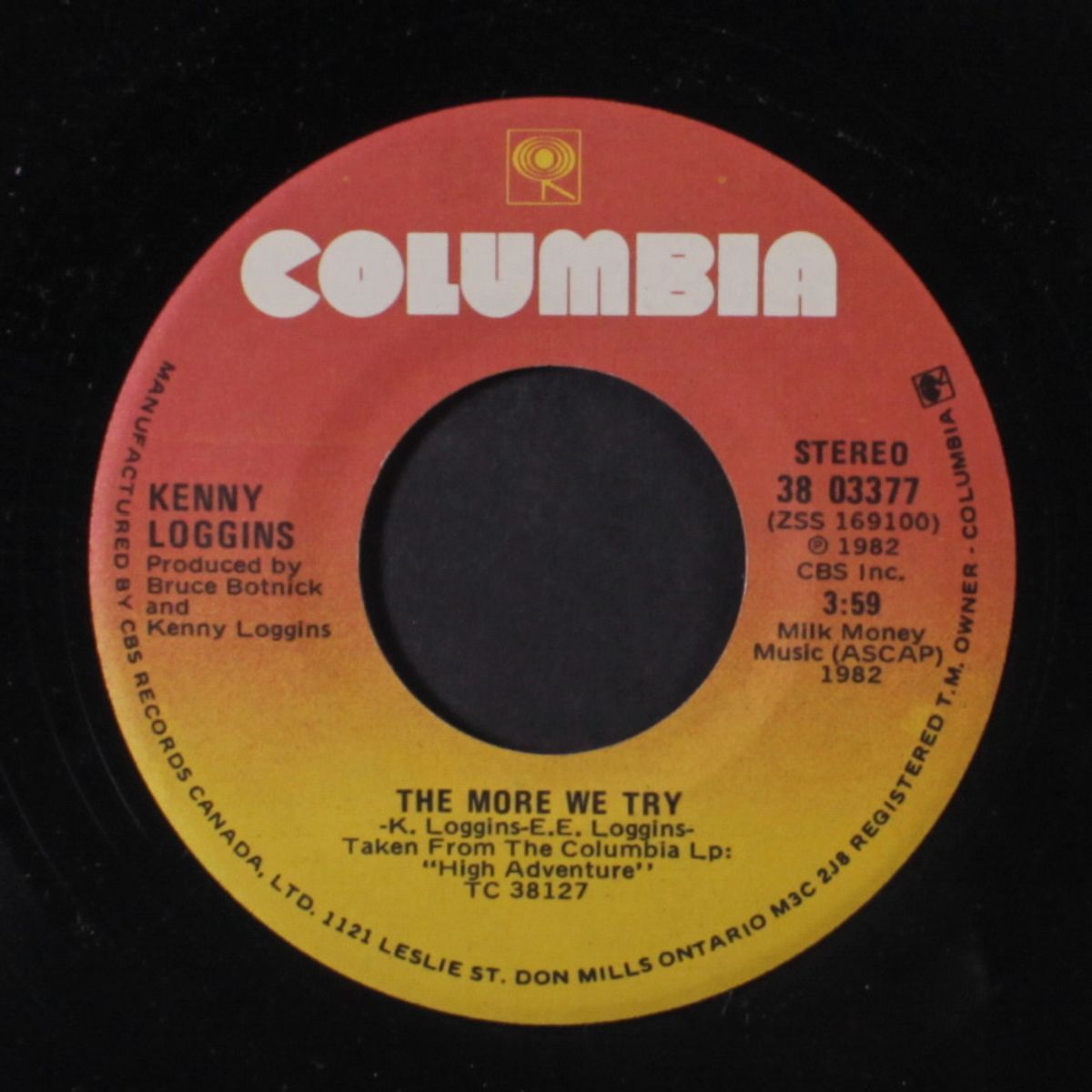 heart to heart / the more we try by KENNY LOGGINS