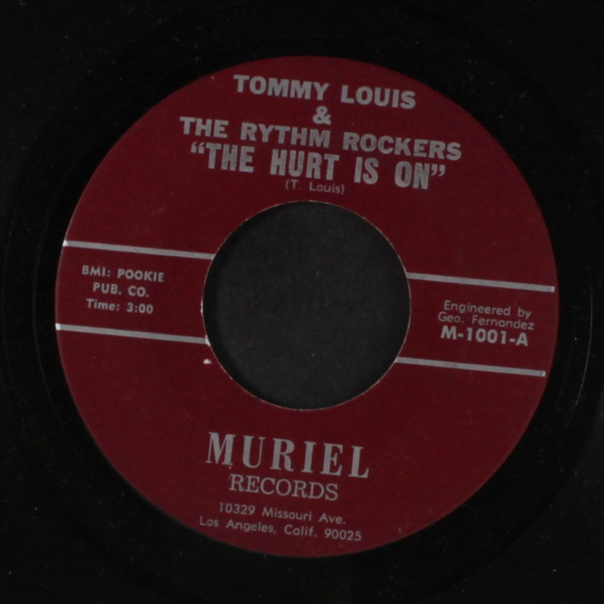the hurt is on / i love you so by TOMMY LOUIS & RHYTHM ROCKERS