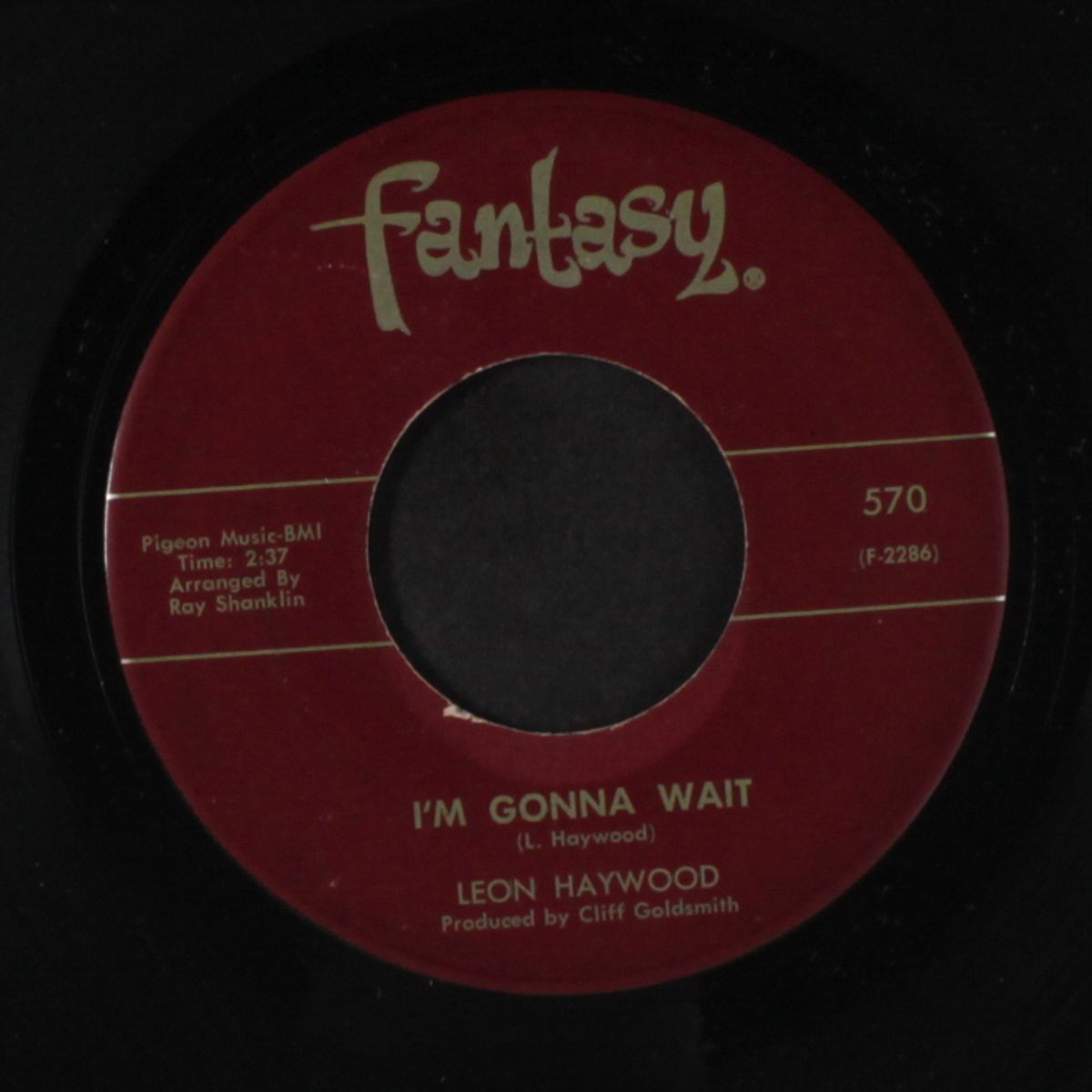 i'm gonna wait / you're all for yourself by LEON HAYWOOD