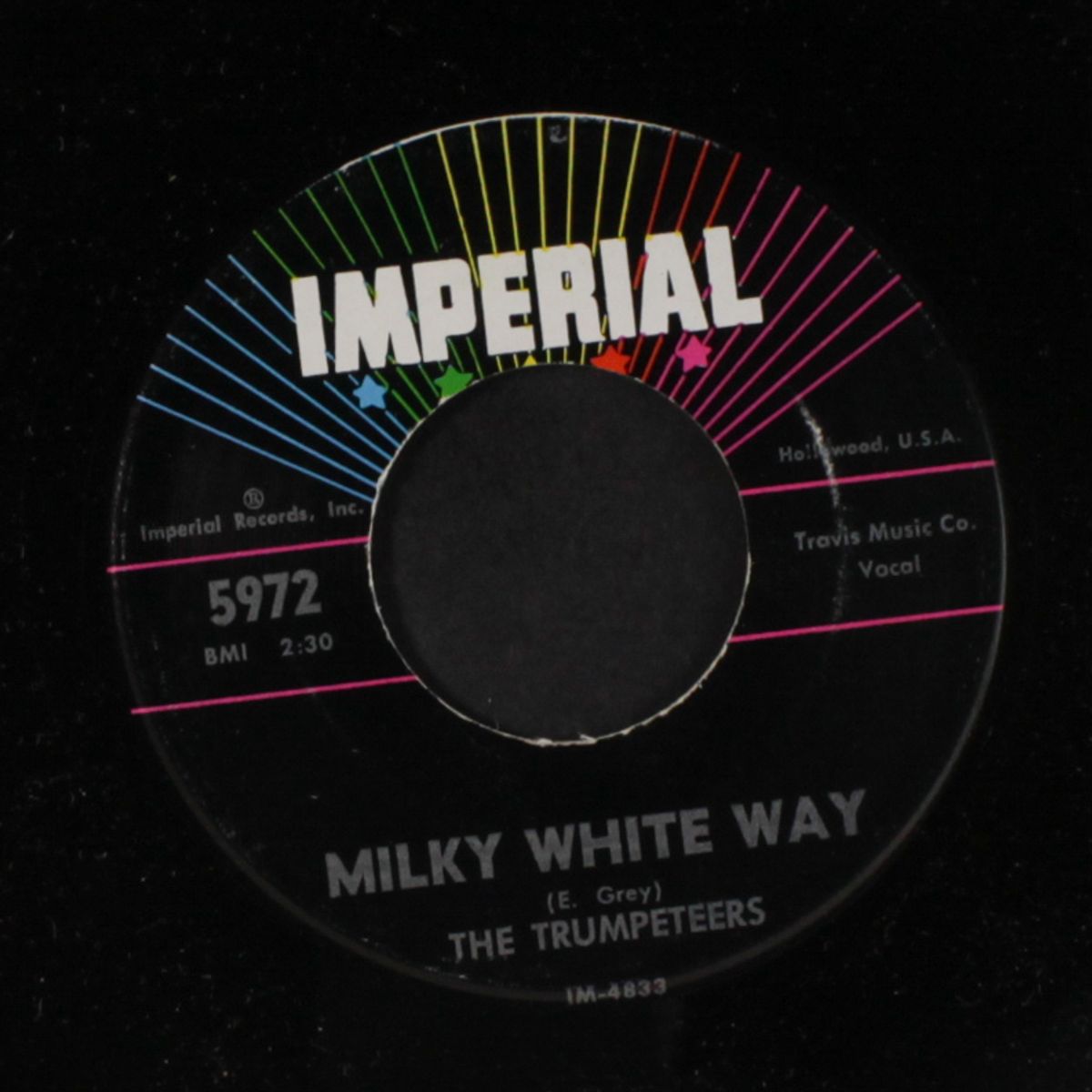 leave that lie alone / milky white way by TRUMPETEERS