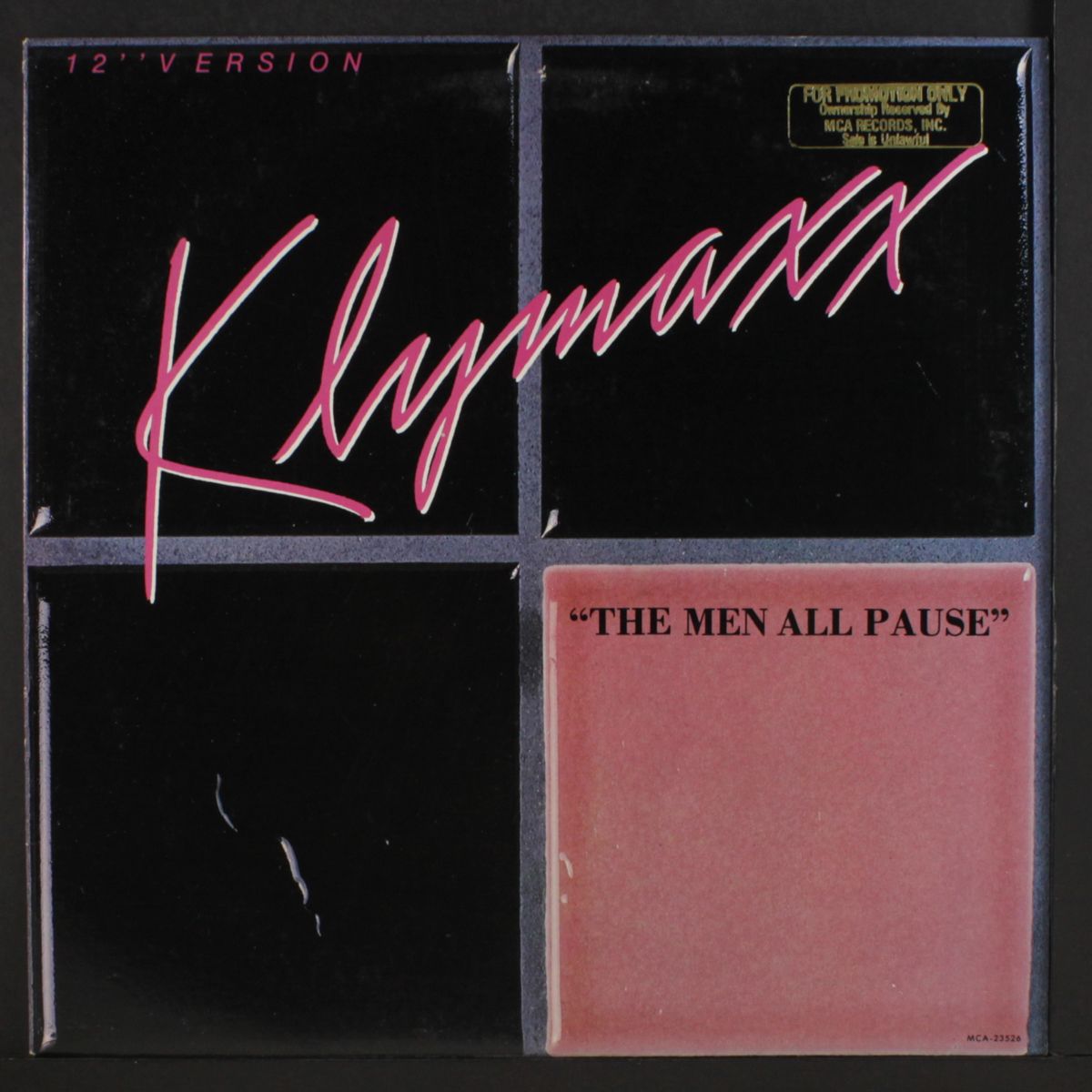 the men all pause / don't hide your love by KLYMAXX