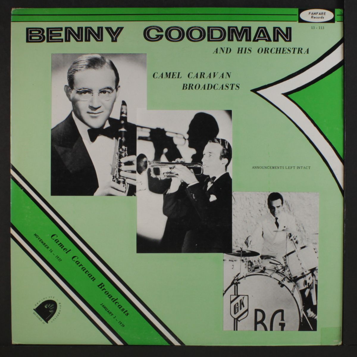 camel caravan broadcasts 1937-9 by BENNY GOODMAN