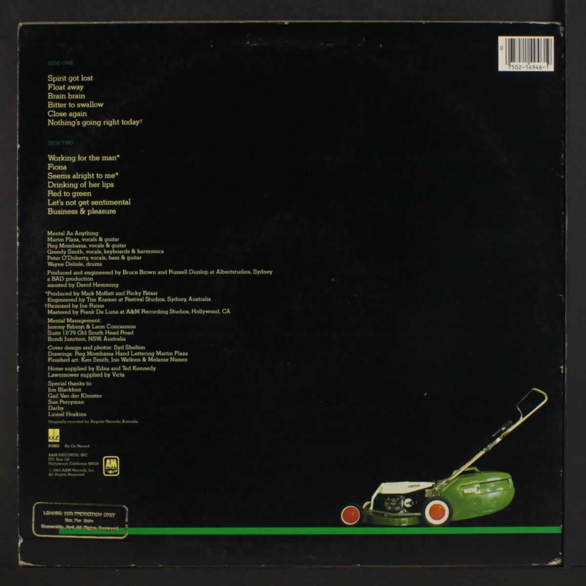 creatures of leisure by MENTAL AS ANYTHING