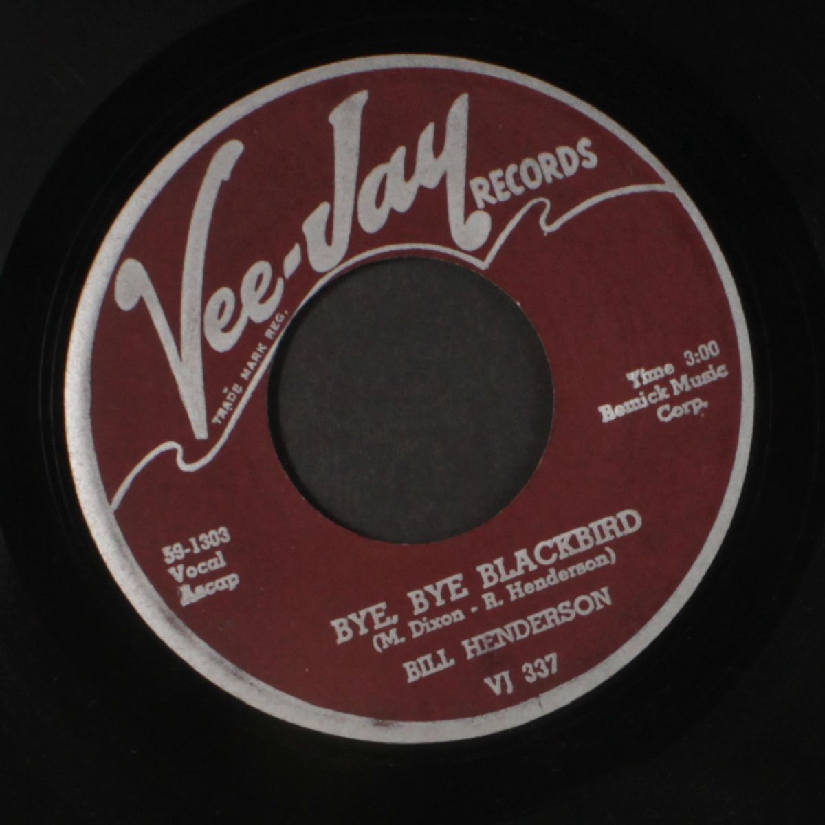 bad luck / bye bye blackbird by BILL HENDERSON