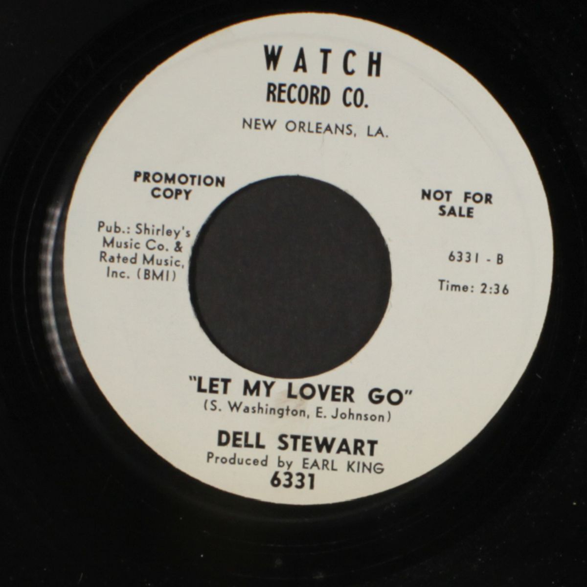 mr. credit man / let my lover go by DELL STEWART