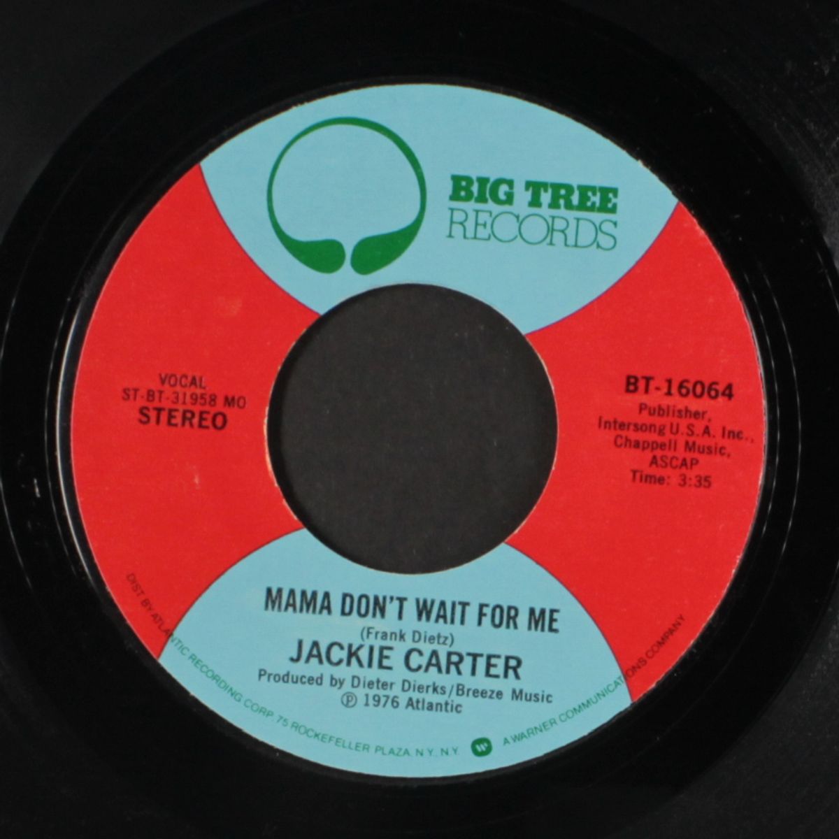 treat me like a woman / mama don't wait for me by JACKIE CARTER
