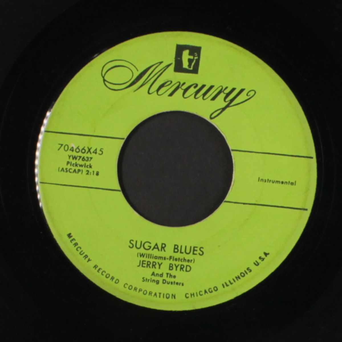 sugar blues / texas play boy rag by JERRY BYRD