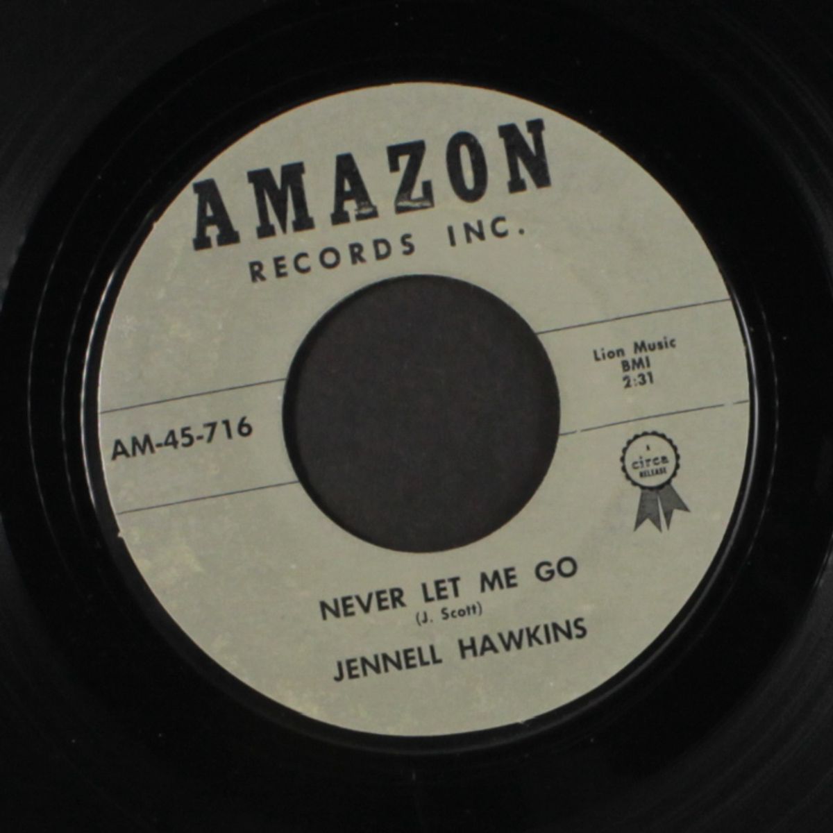 never let me go / when johnny coes home by JENNELL HAWKINS