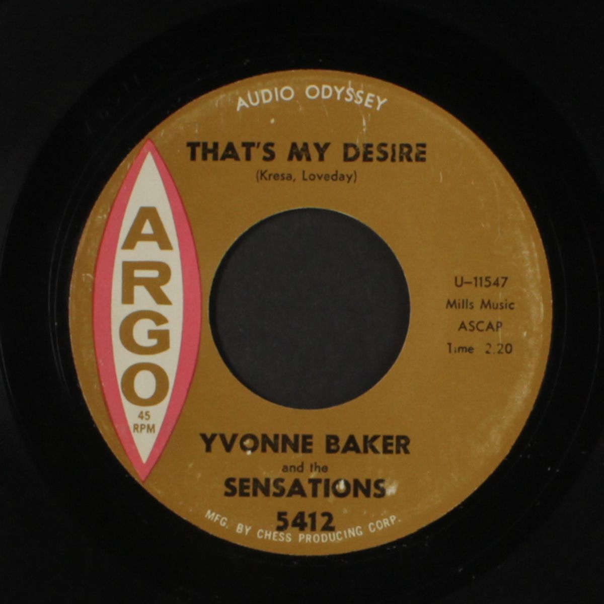 eyes / that's my desire by YVONNE BAKER & SENSATIONS