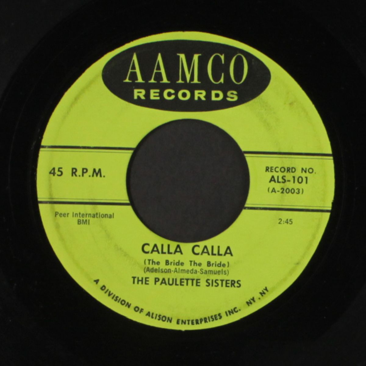 calla calla / why by PAULETTE SISTERS