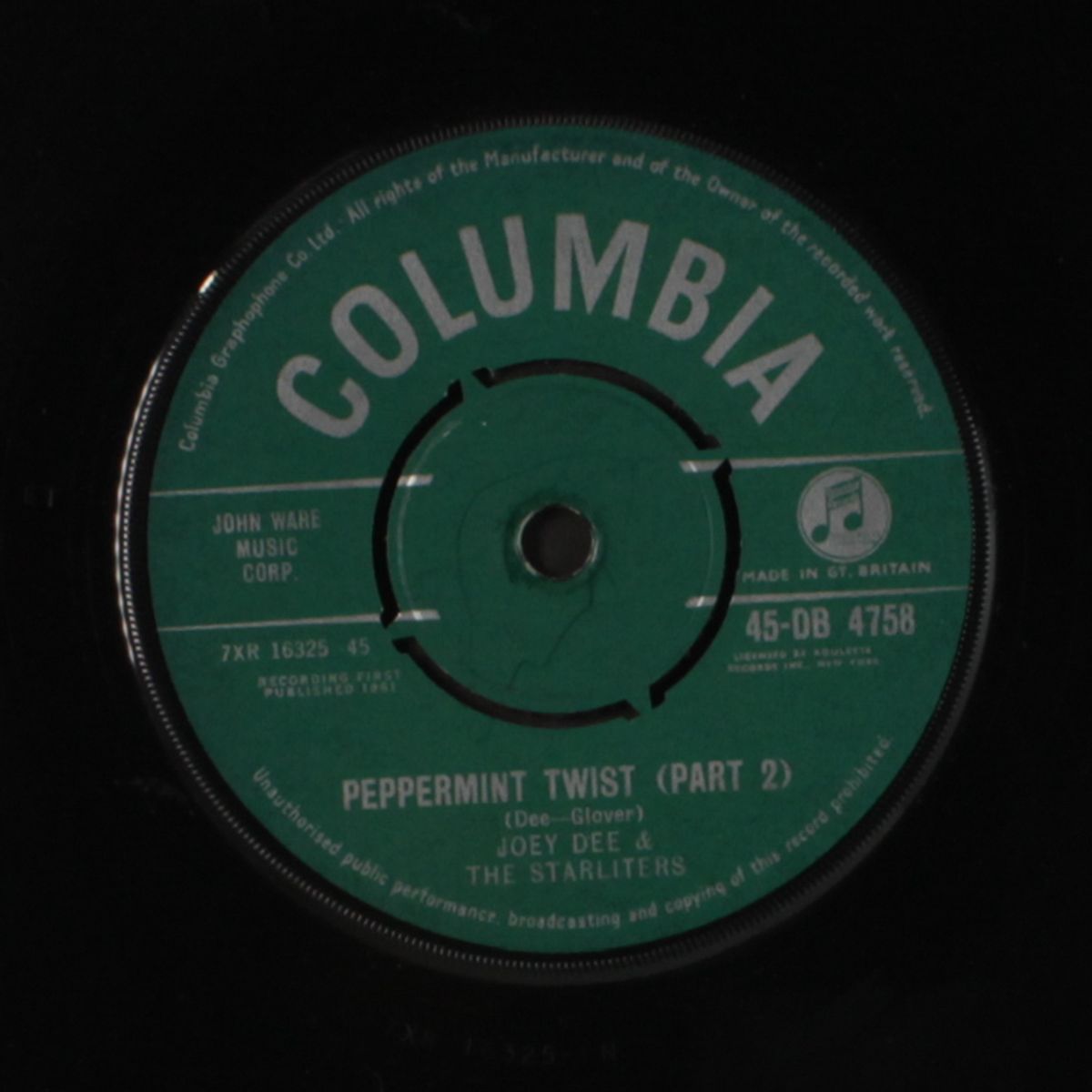 peppermint twist / part 2 by JOEY DEE & STARLITERS