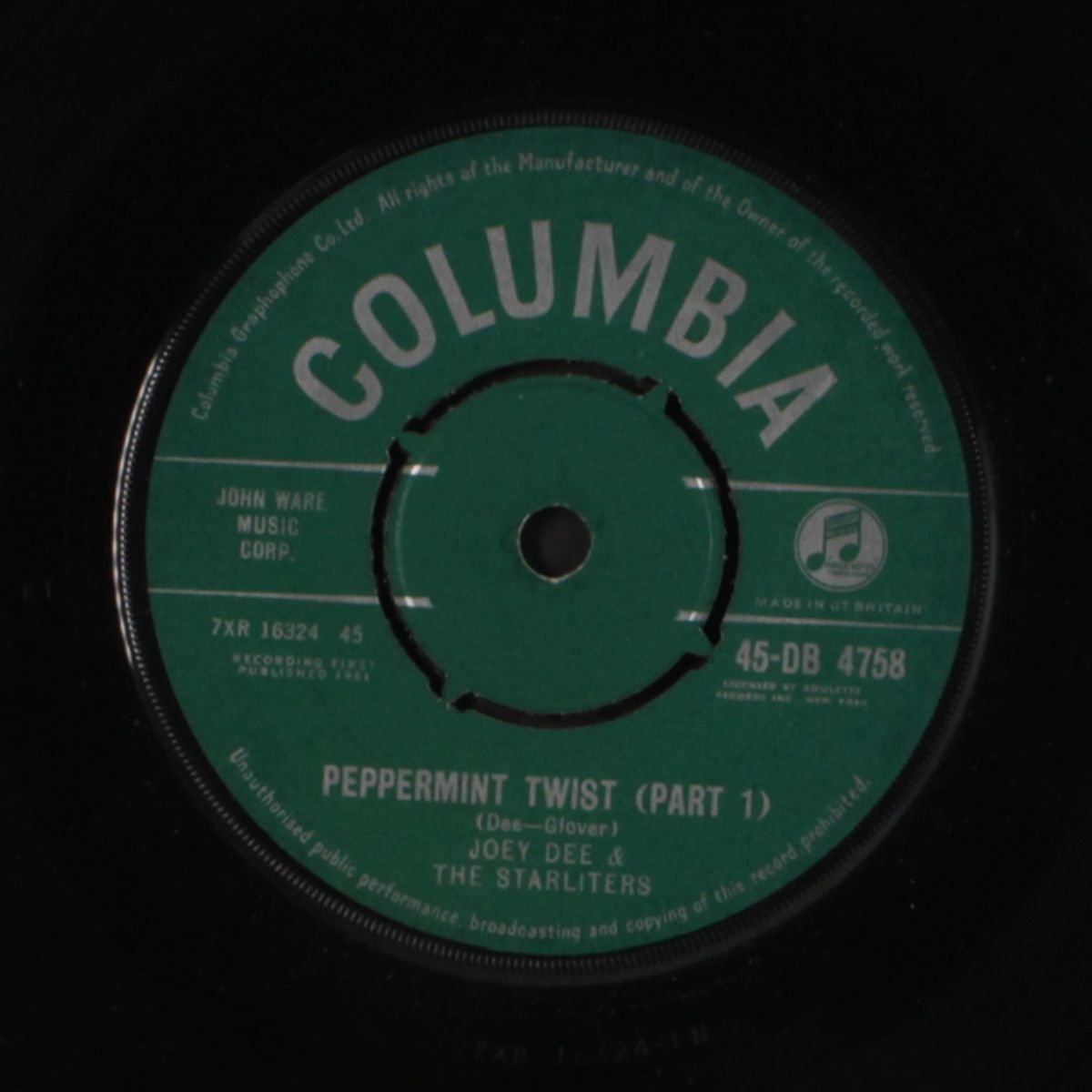 peppermint twist / part 2 by JOEY DEE & STARLITERS