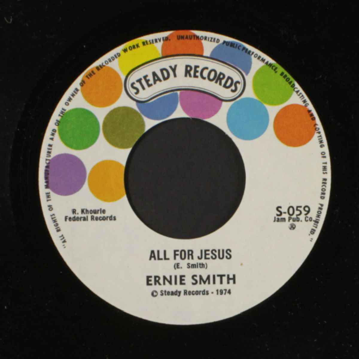 all for jesus / super version by ERNIE SMITH