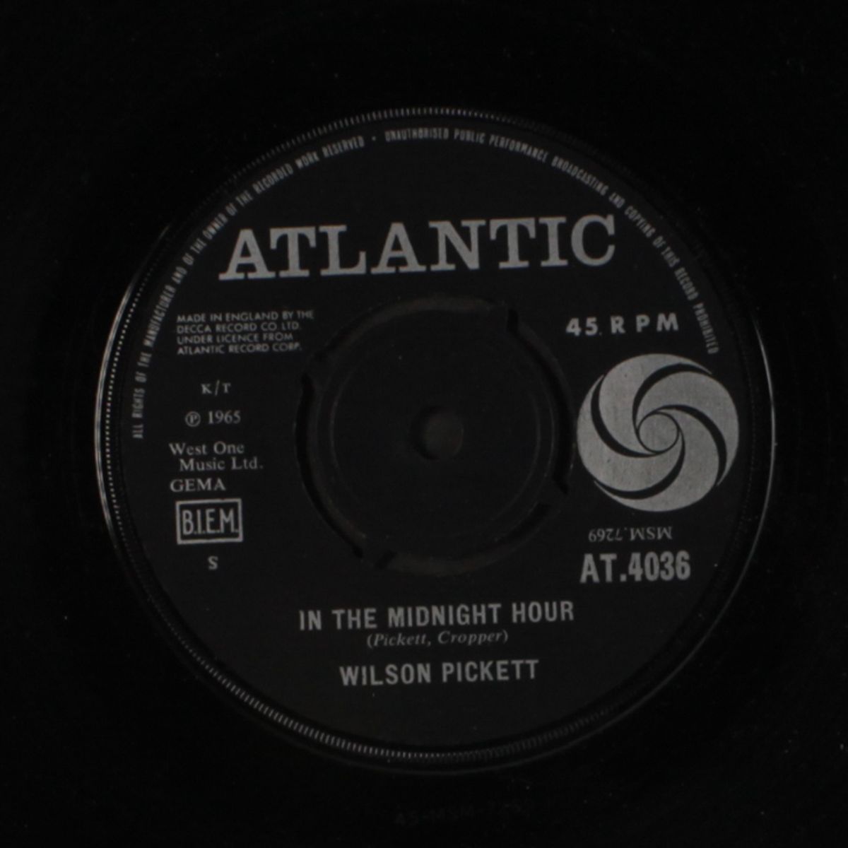 in the midnight hour / i'm not tired by WILSON PICKETT
