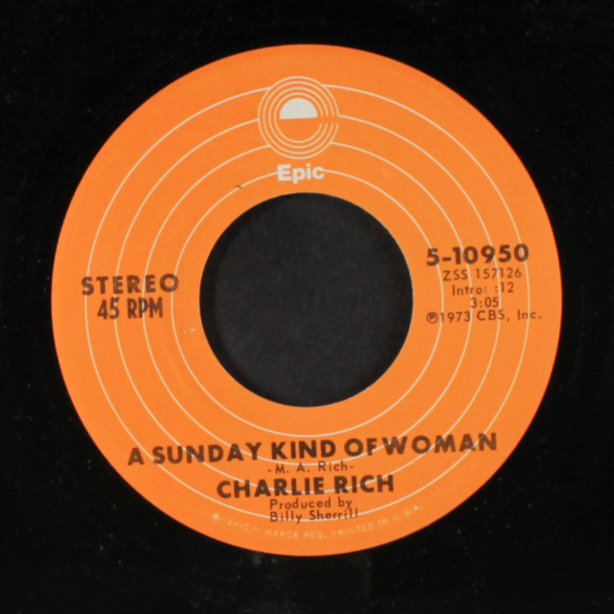 behind closed doors / a sunday kind of woman by CHARLIE RICH