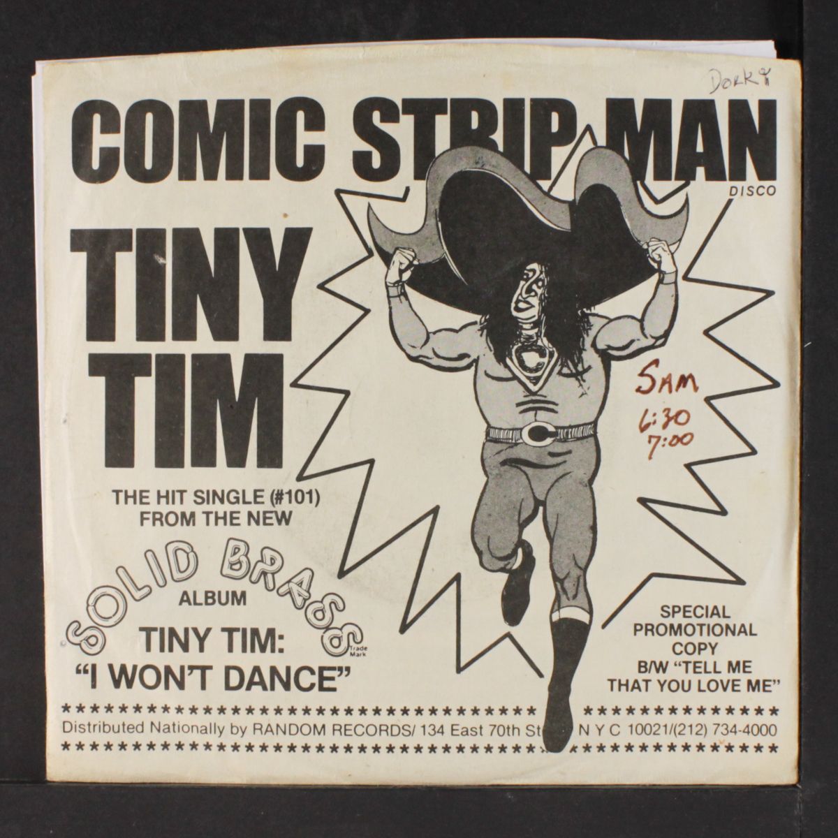 comic strip man by TINY TIM