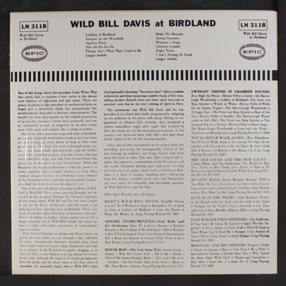 at birdland by WILD BILL DAVIS