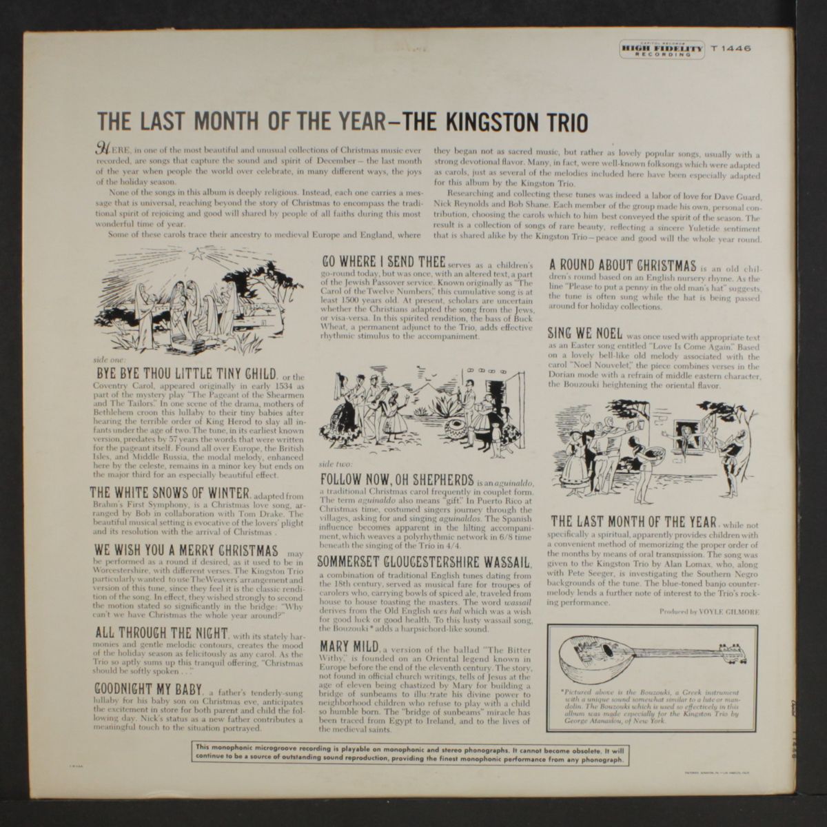 the last month of the year by KINGSTON TRIO