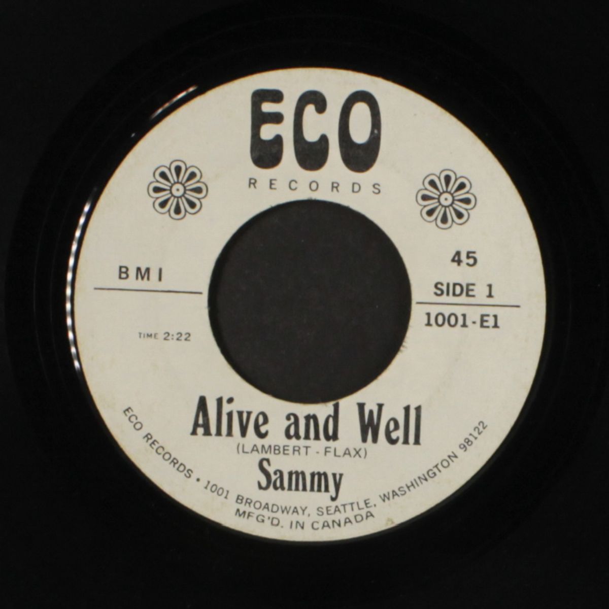 alive and well / mary in the morning by SAMMY