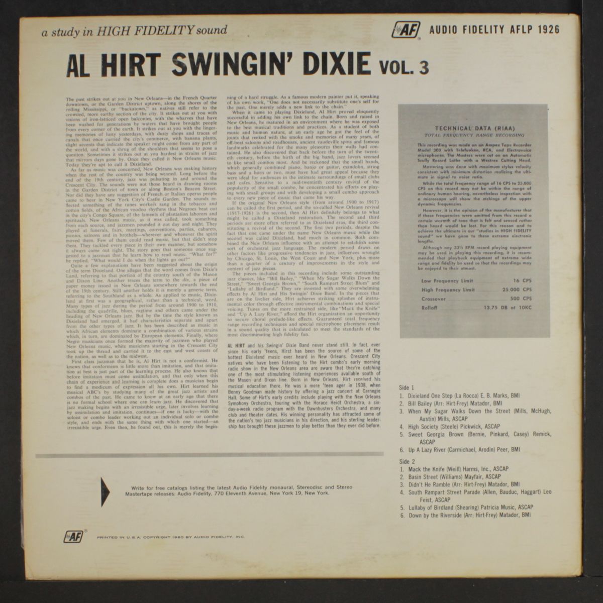 swingin' dixie, vol. 3 by AL HIRT