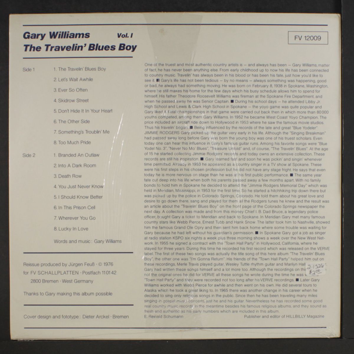 travellin' blues boy vol. 1 by GARY WILLIAMS