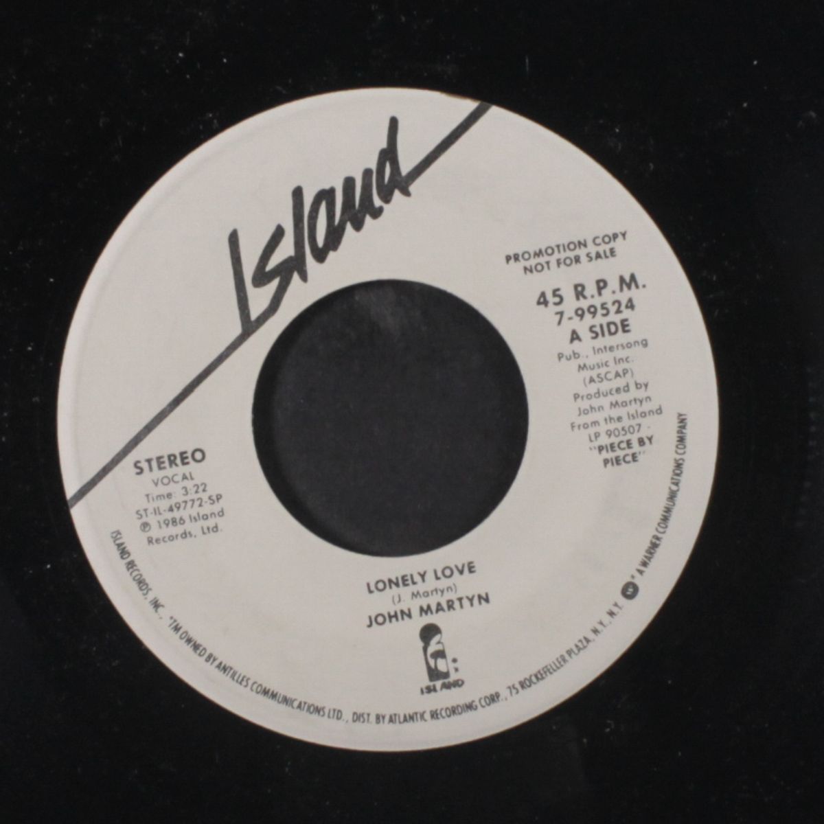 lonely love / same by JOHN MARTYN