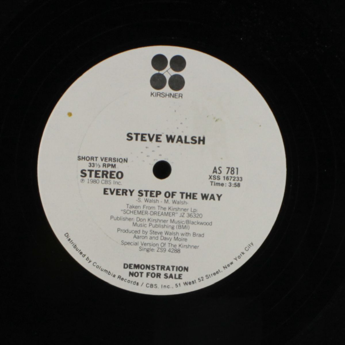 every step of the way / short by STEVE WALSH