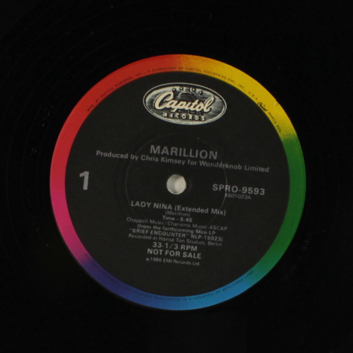 lady nina/extended by MARILLION