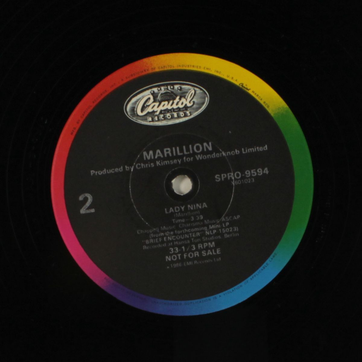 lady nina/extended by MARILLION