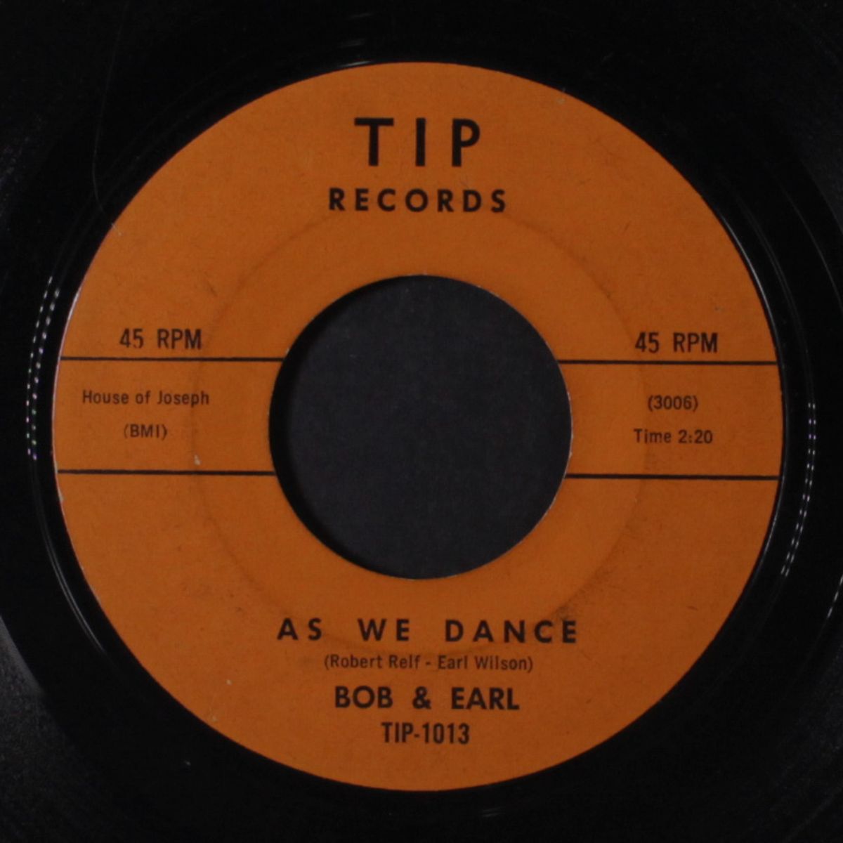 as we danced / oh yea by BOB & EARL
