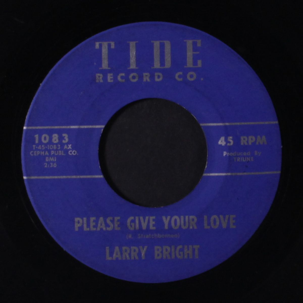 please give your love / it ain't right by LARRY BRIGHT
