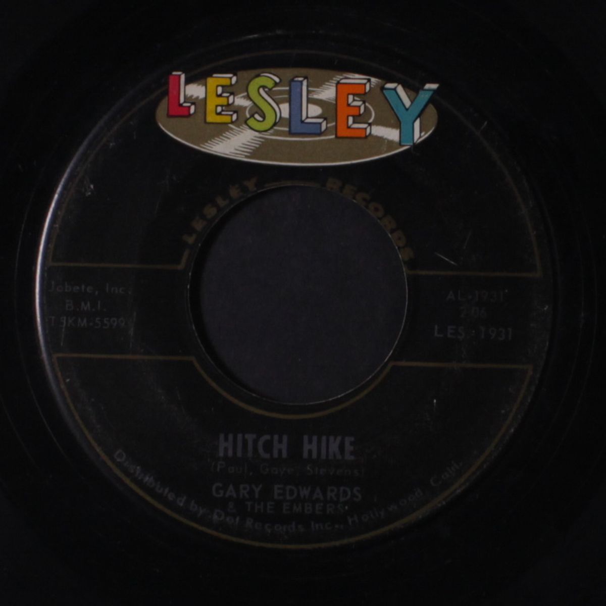 hitch hike / yesterday's hero by GARY EDWARDS & EMBERS