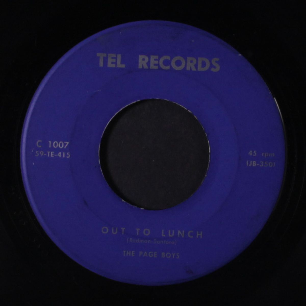 out to lunch / hey now baby by PAGE BOYS