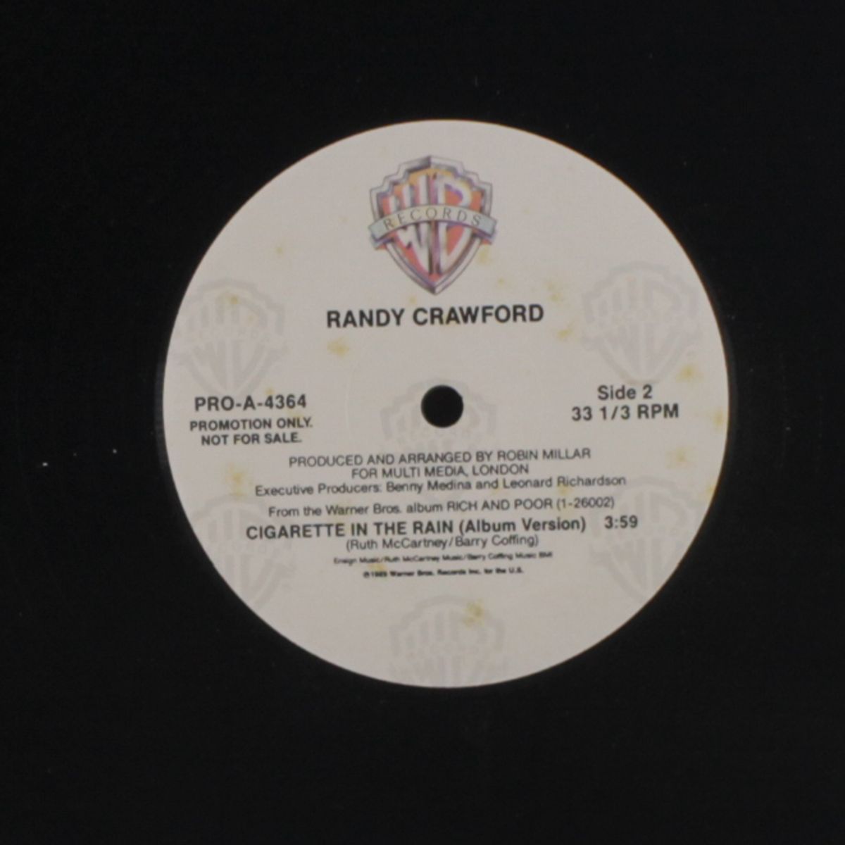 cigarette in the rain / same by RANDY CRAWFORD