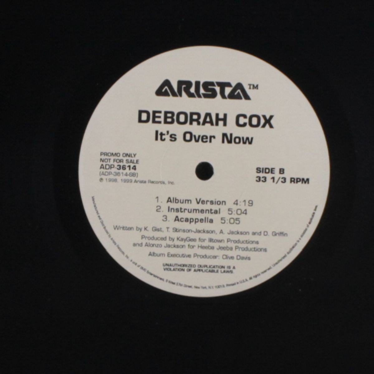 it's over now by DEBORAH COX