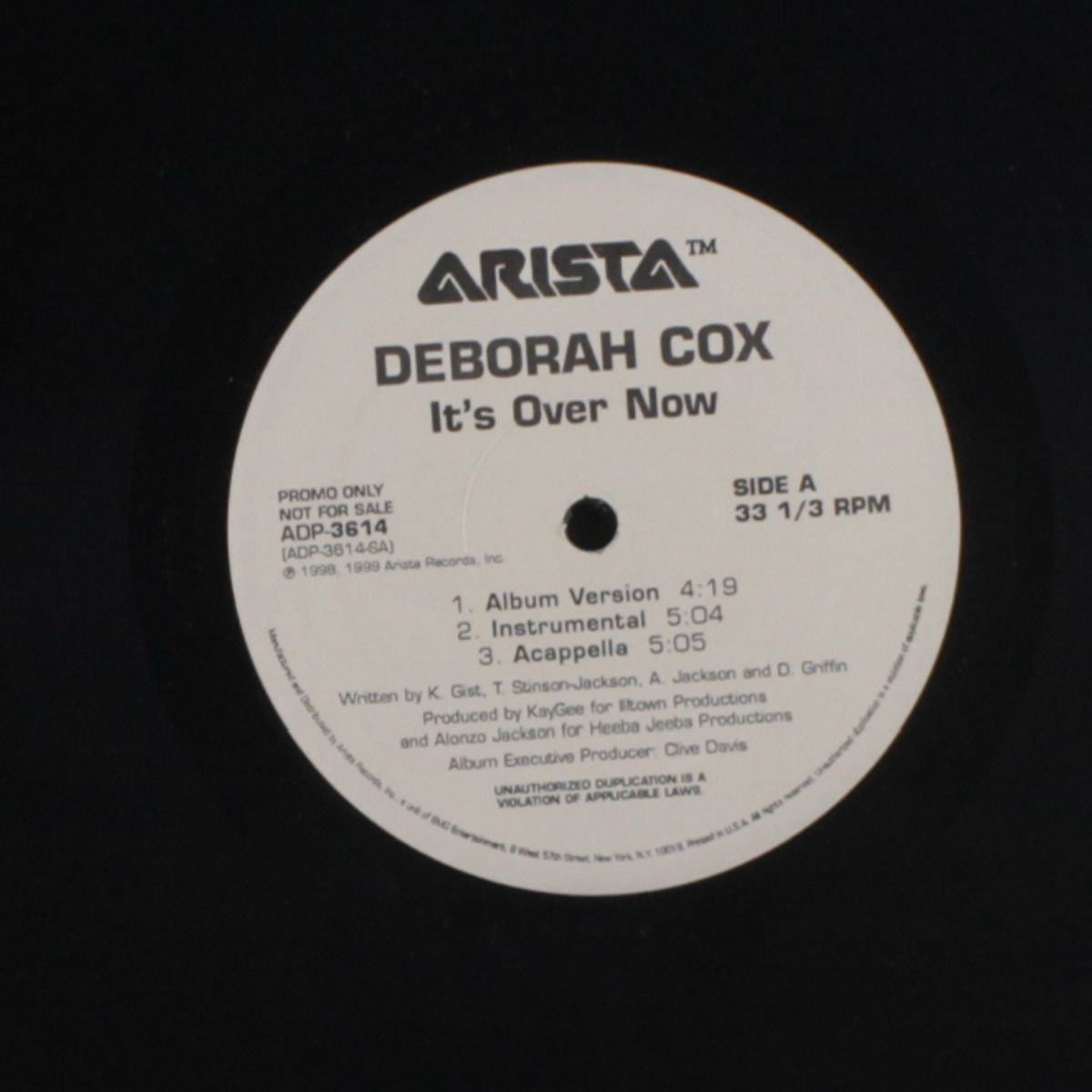 it's over now by DEBORAH COX