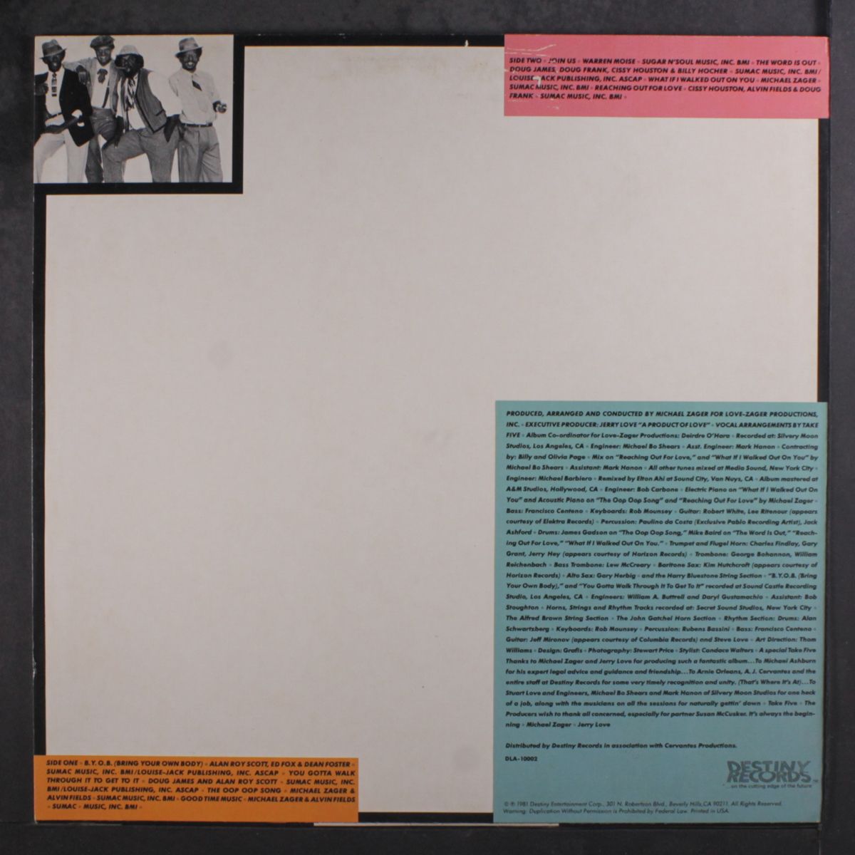 the word is out by TAKE FIVE