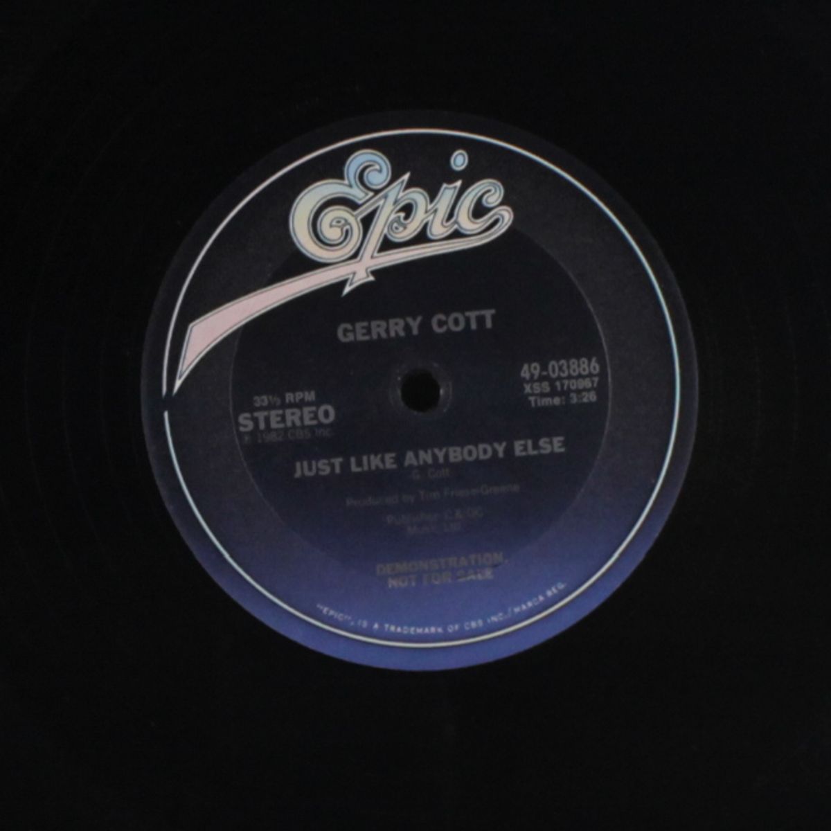 ballad of the lone ranger / just like anybody else by GERRY COTT