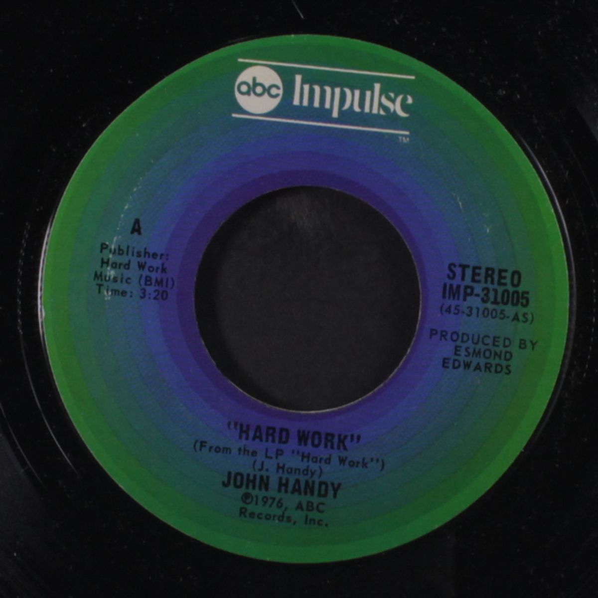 hard work / young enough to dream by JOHN HANDY