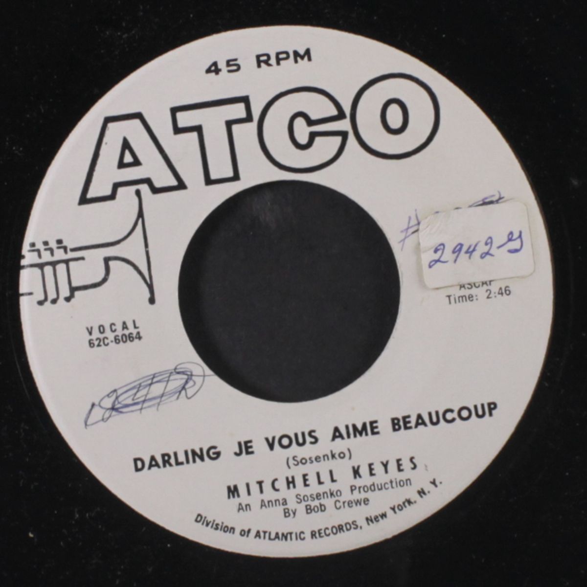 the world without you / darling je vous aime beaucoup by MITCHELL KEYES