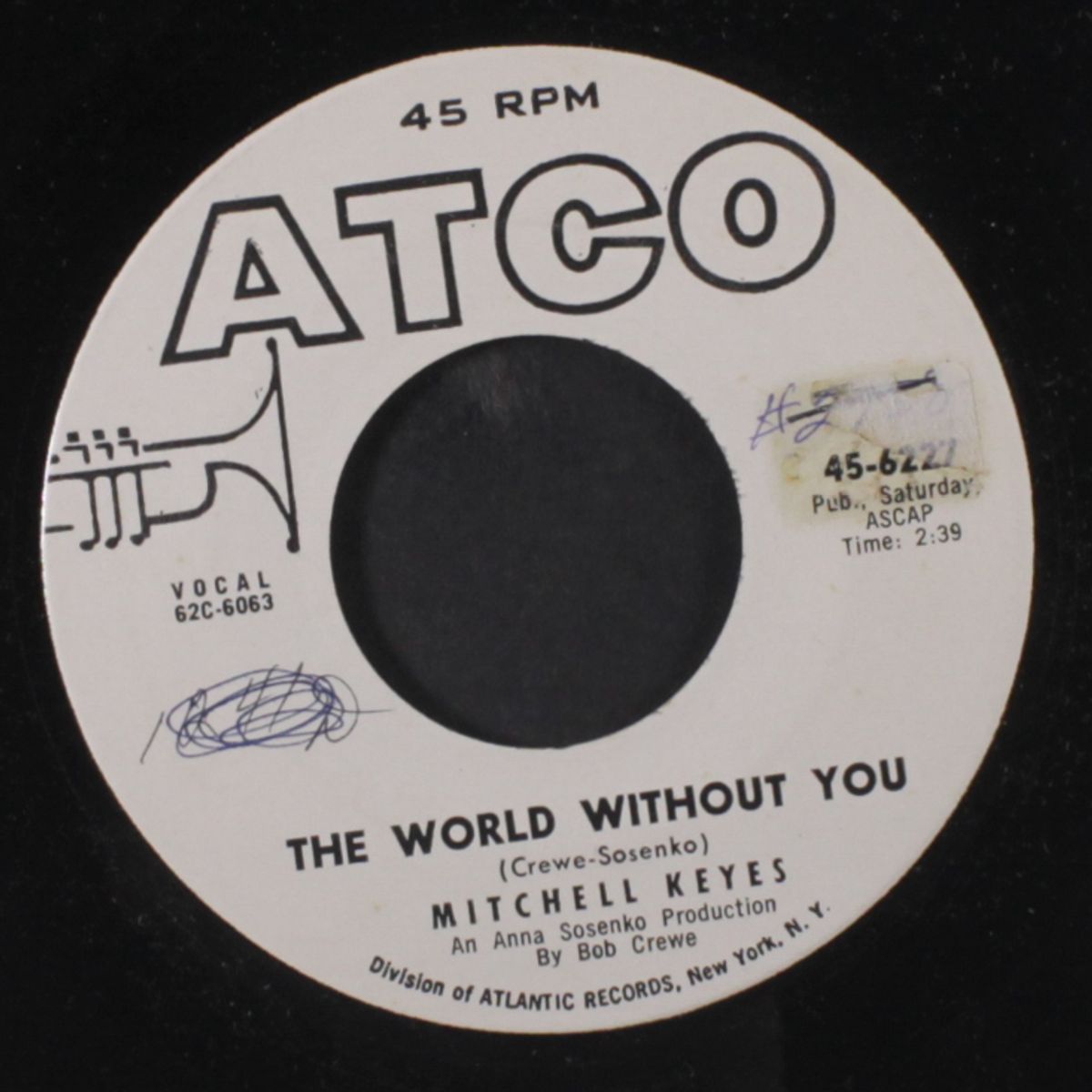 the world without you / darling je vous aime beaucoup by MITCHELL KEYES