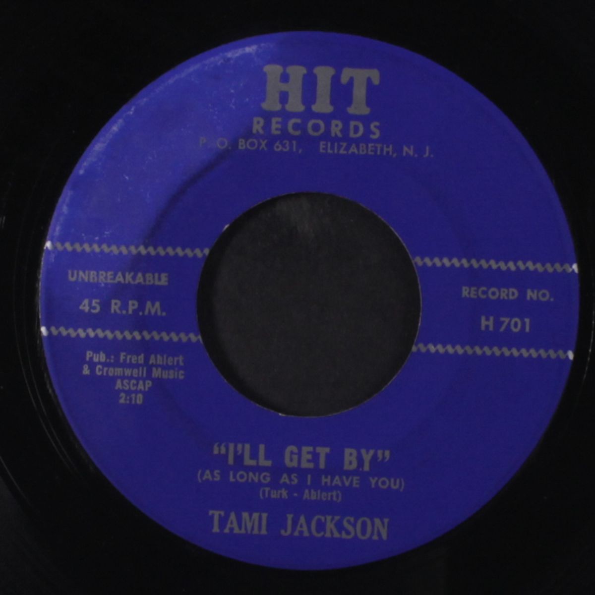 sugar pie / i'll get by by TAMI JACKSON