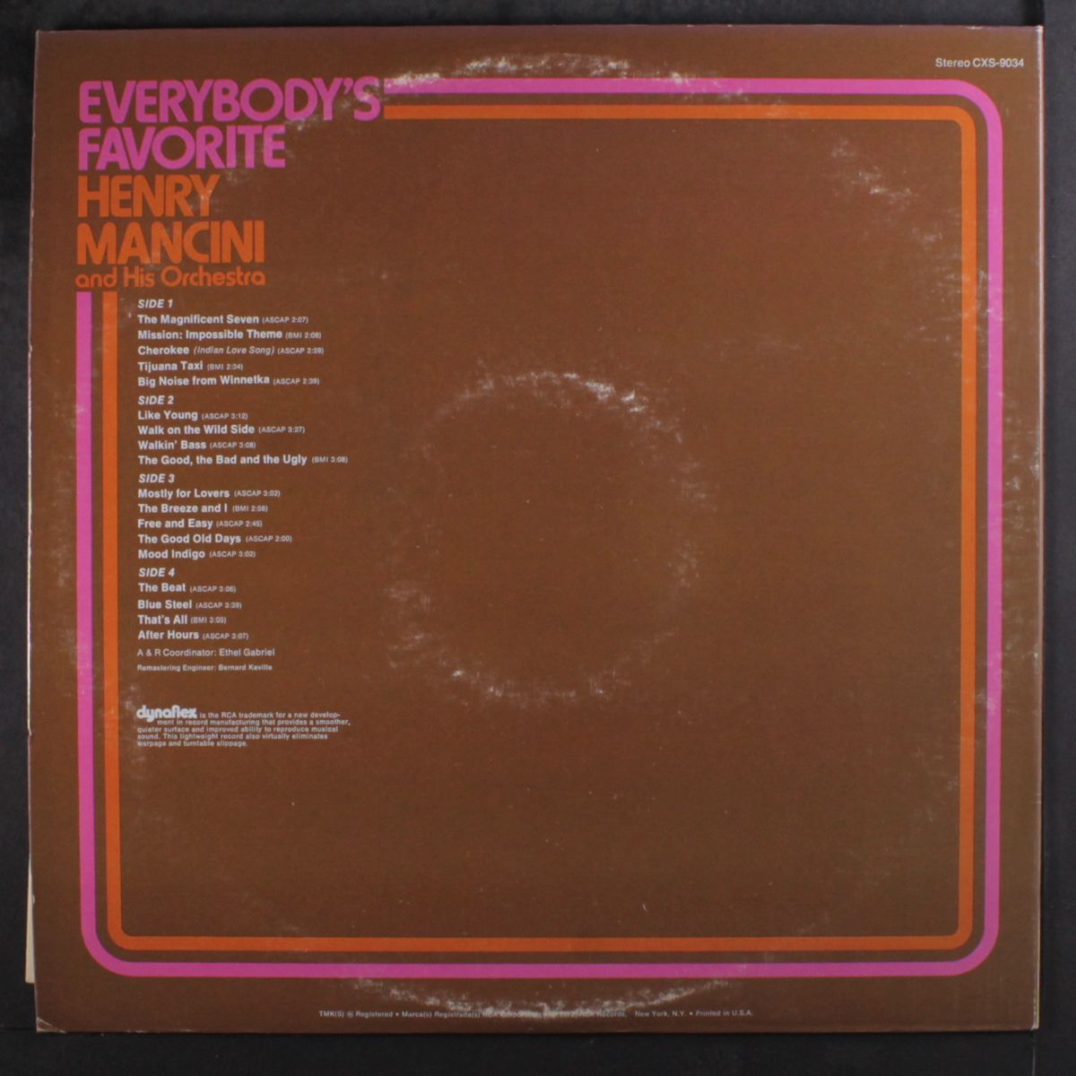 everybody's favorite by HENRY MANCINI