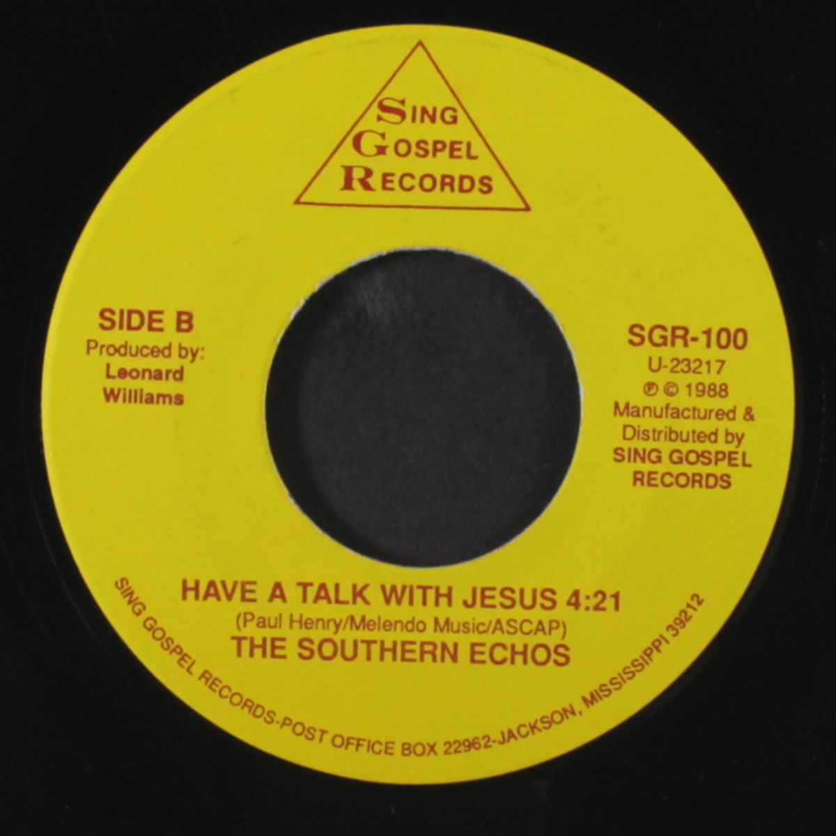 take your burdens to the lord / have a talk with jesus by SOUTHERN ECHOS