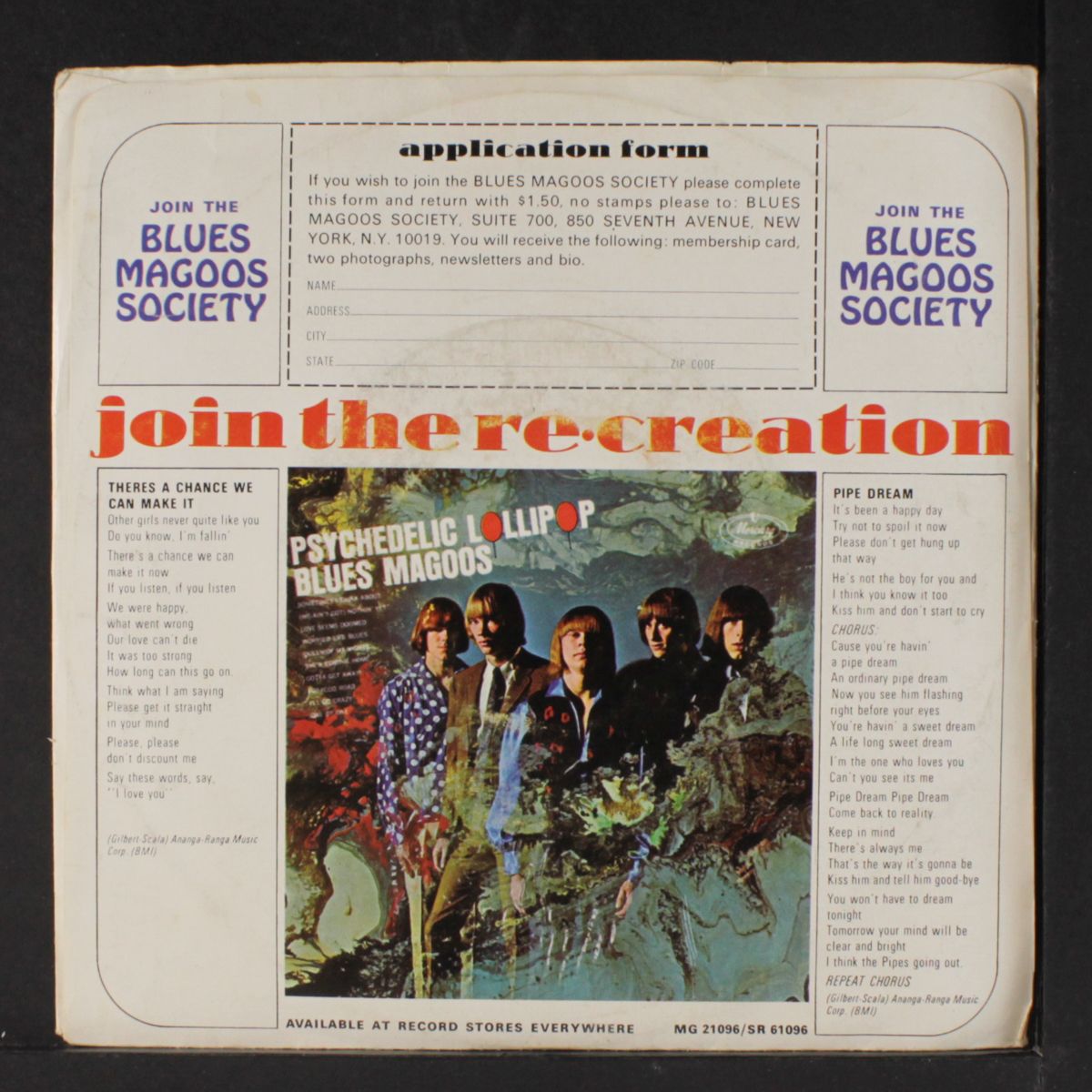 pipe dream / there's a chance we can make it by BLUES MAGOOS